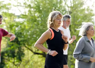 Läufer*innen im Frühling