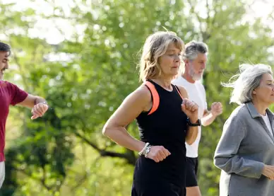 Läufer*innen im Frühling