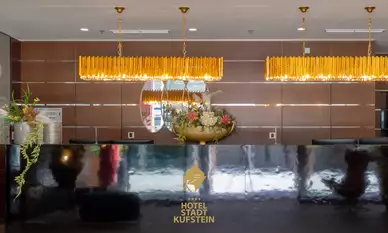 Die Lobby des Hotel Stadt Kufstein