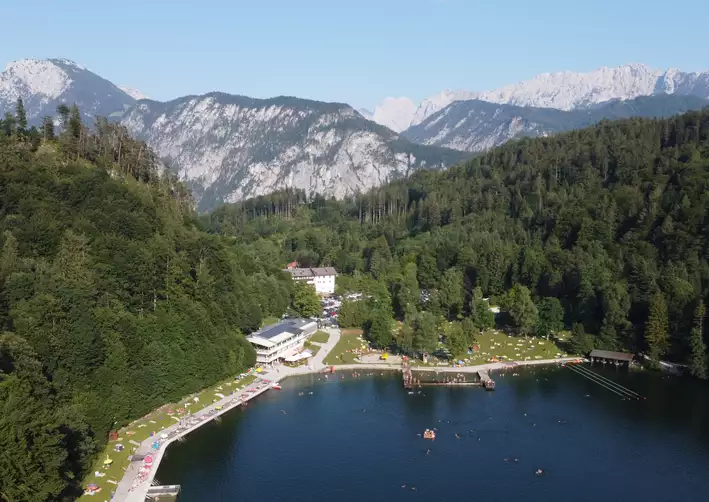 Hechtsee im Sommer - Drohnenbild
