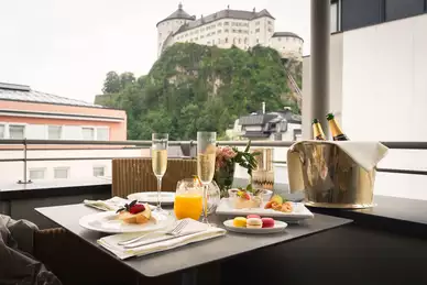 Suite Exclusive mit Blick auf die Festung Kufstein