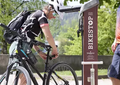 Bikestop im Kufsteinerland © TVB Kufsteinerland / Simon Hausberger
