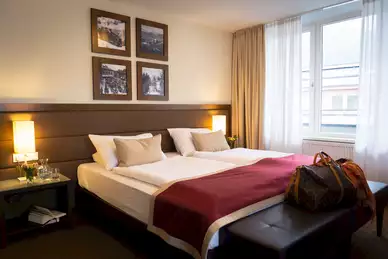 Doppelbett in der Suite Exclusive